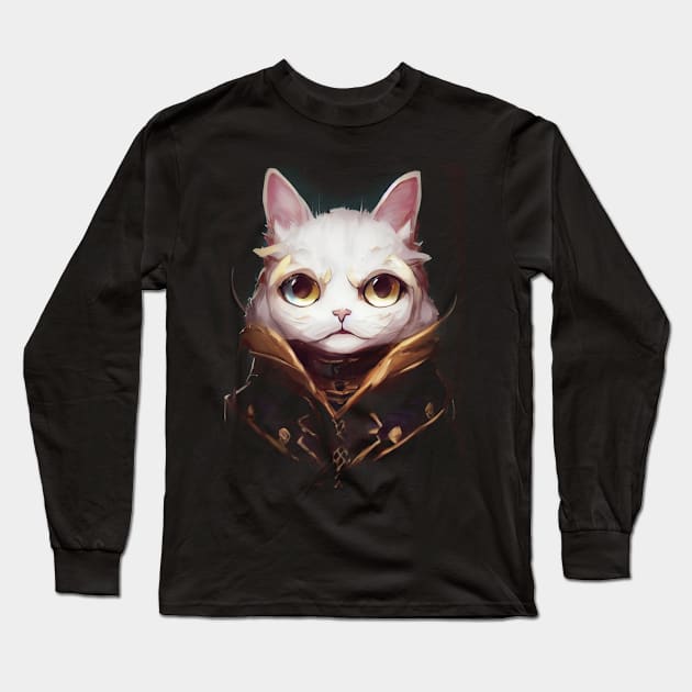 Cat Vintage #16 Long Sleeve T-Shirt by daffdyindustries